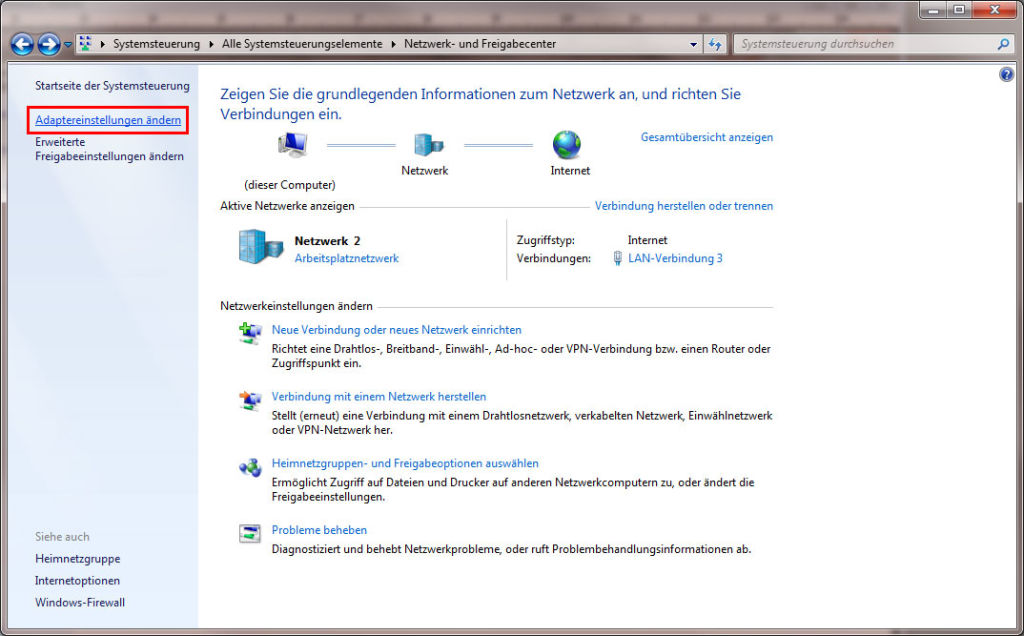 Windows Vista / Windows 7 - IPv4 Einstellungen ...